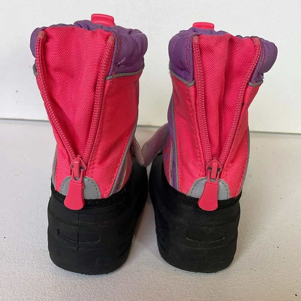 Circo Thermolite purple, pink & black snow boots.  Size 7/8 - Medium